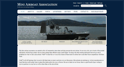 Desktop Screenshot of miniairboatassoc.com