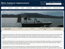 Tablet Screenshot of miniairboatassoc.com